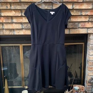 Merona black fitted dress size M